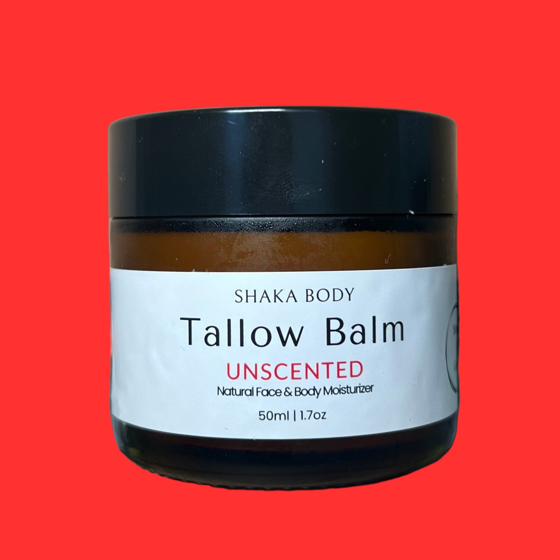 Tallow Balm: Unscented Natural Moisturizer w/ Beeswax and Extra Virgin Olive Oil