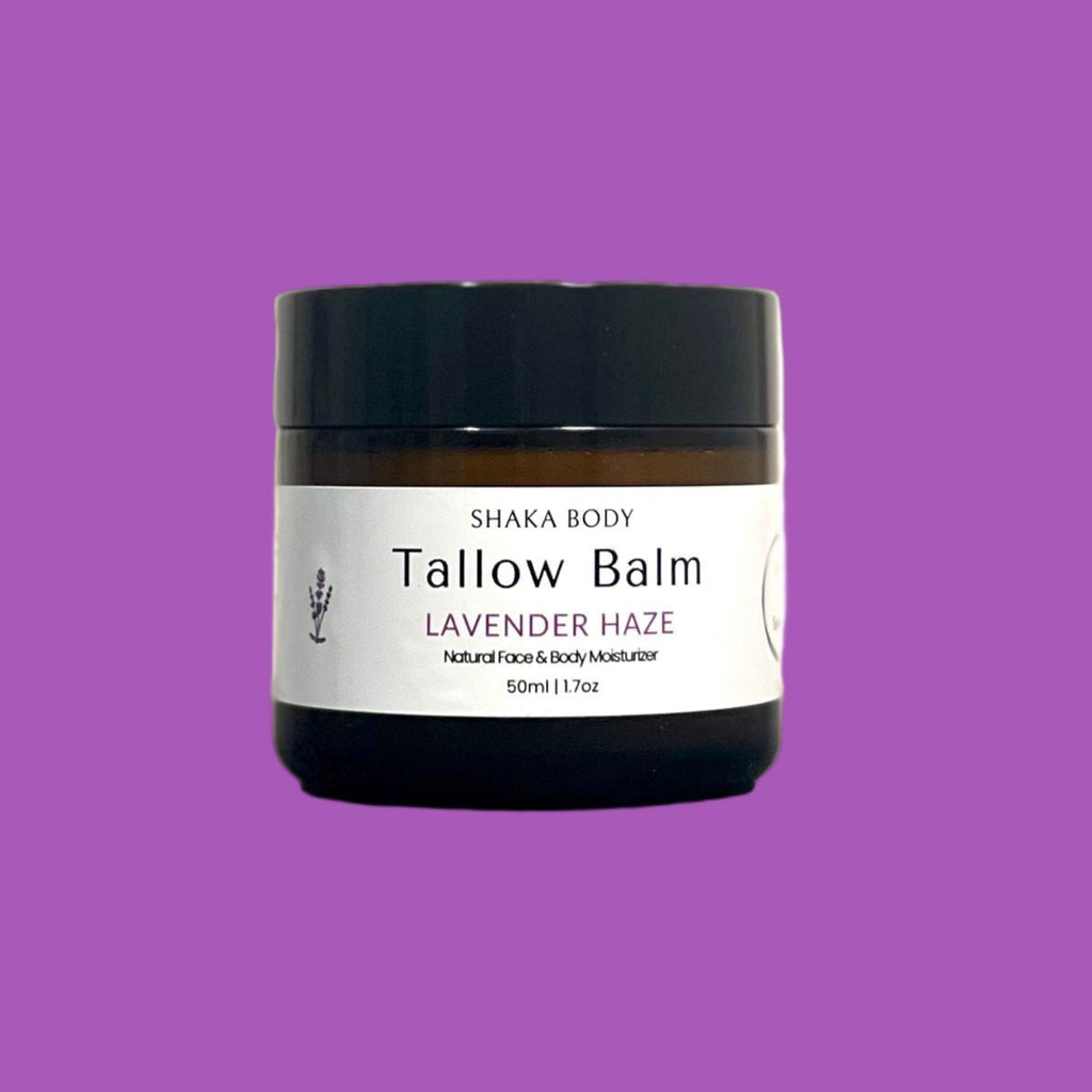 Tallow Balm: Lavender Haze Natural Moisturizer with Lavender